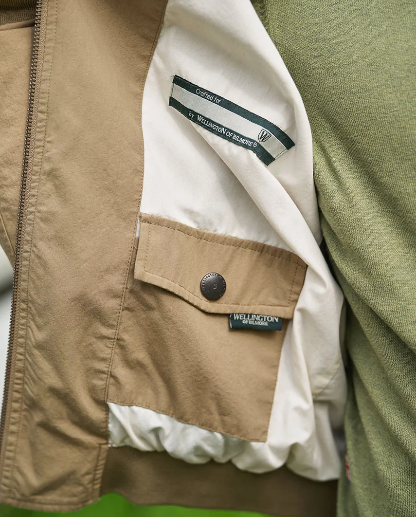 English Lumber blouson bomuld, sand - Billede 4
