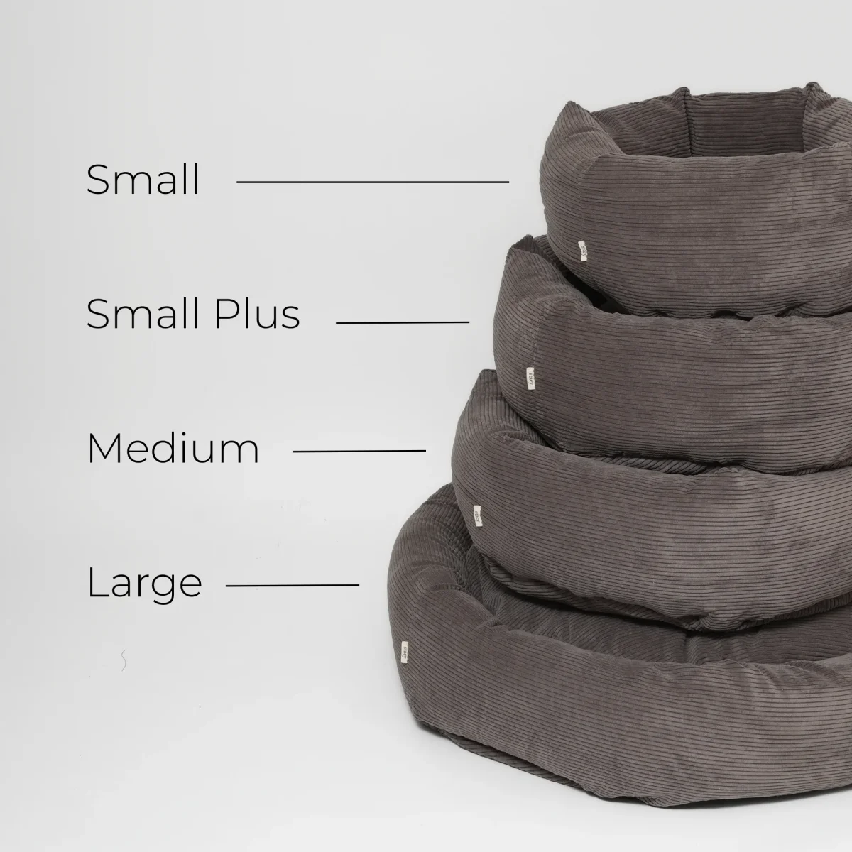 Staey - Luna 3.0 Hundeseng, Taupe Fløjl - Billede 6