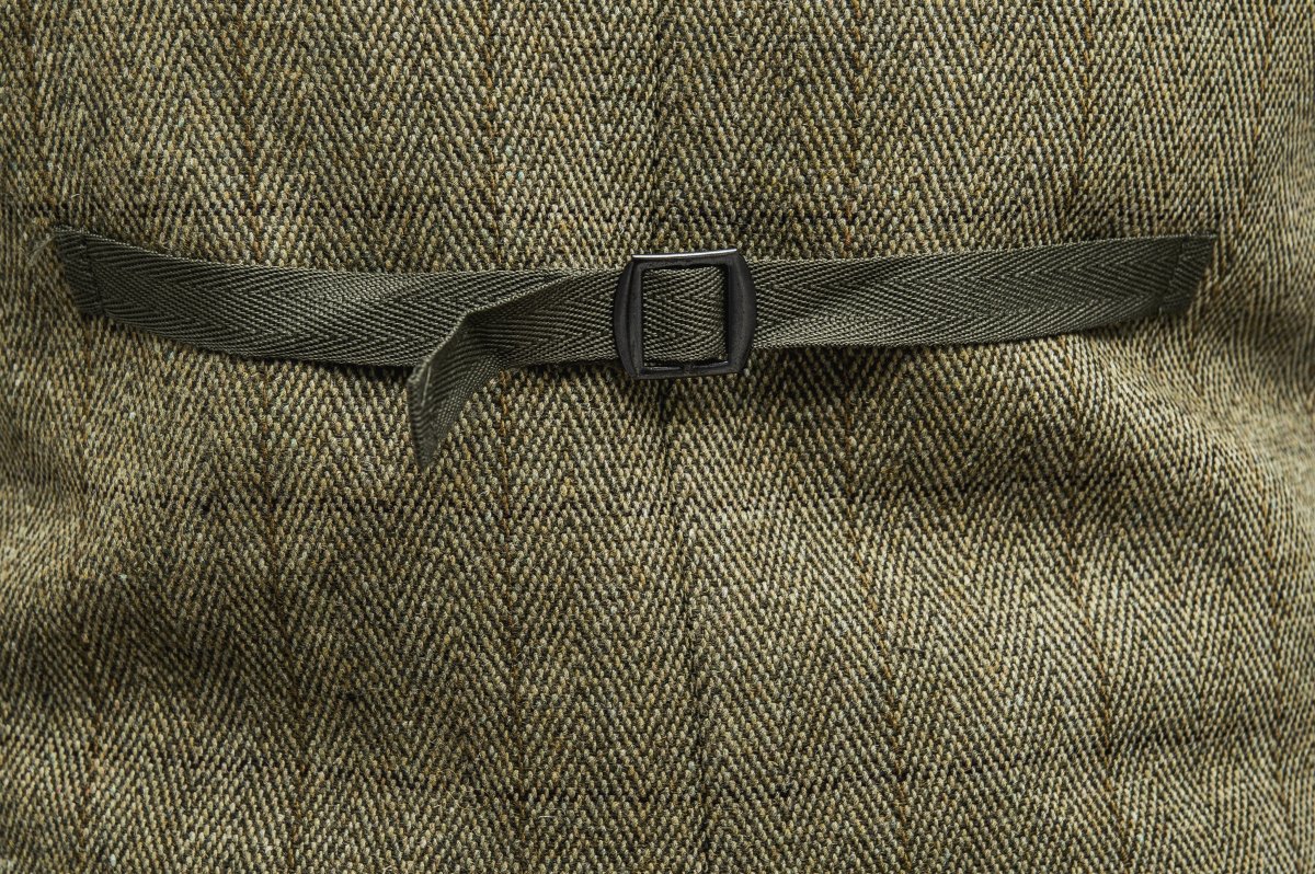 Alcott Formal Waistcoat, vest, derby tweed, lys salvie - Billede 8
