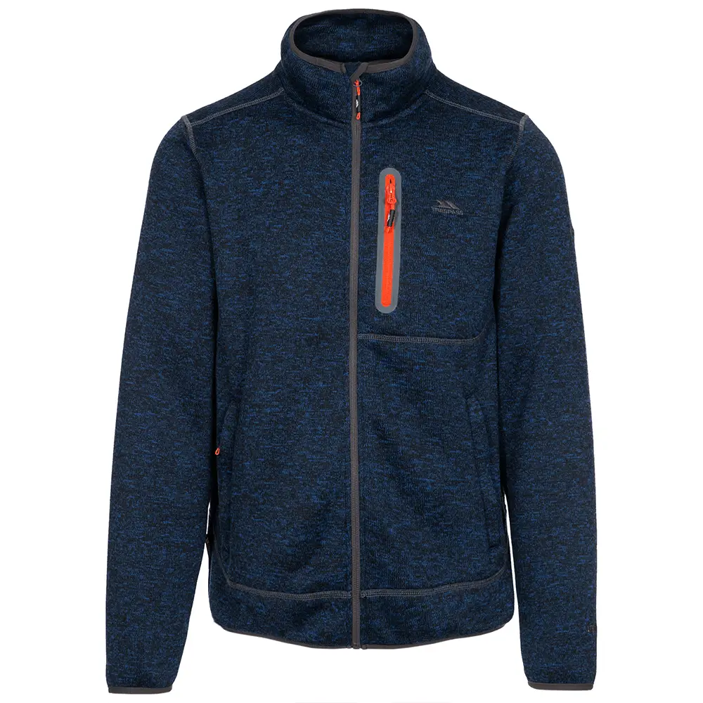 Herre fleecejakke Trespass Bingham – Navy melange - Billede 2