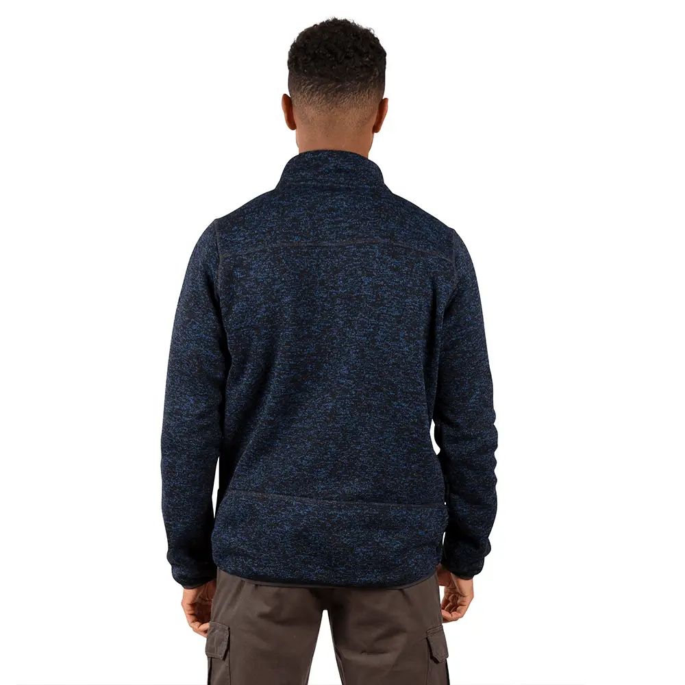 Herre fleecejakke Trespass Bingham – Navy melange - Billede 4