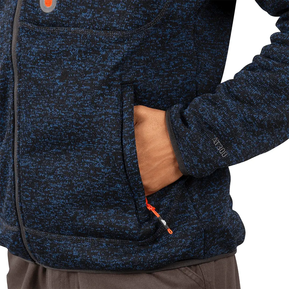Herre fleecejakke Trespass Bingham – Navy melange - Billede 5