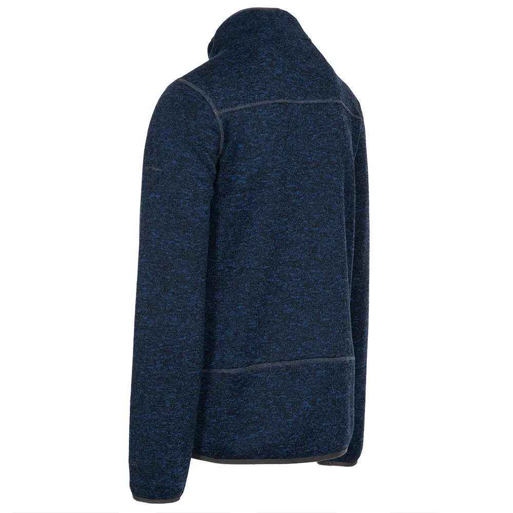 Herre fleecejakke Trespass Bingham – Navy melange - Billede 3