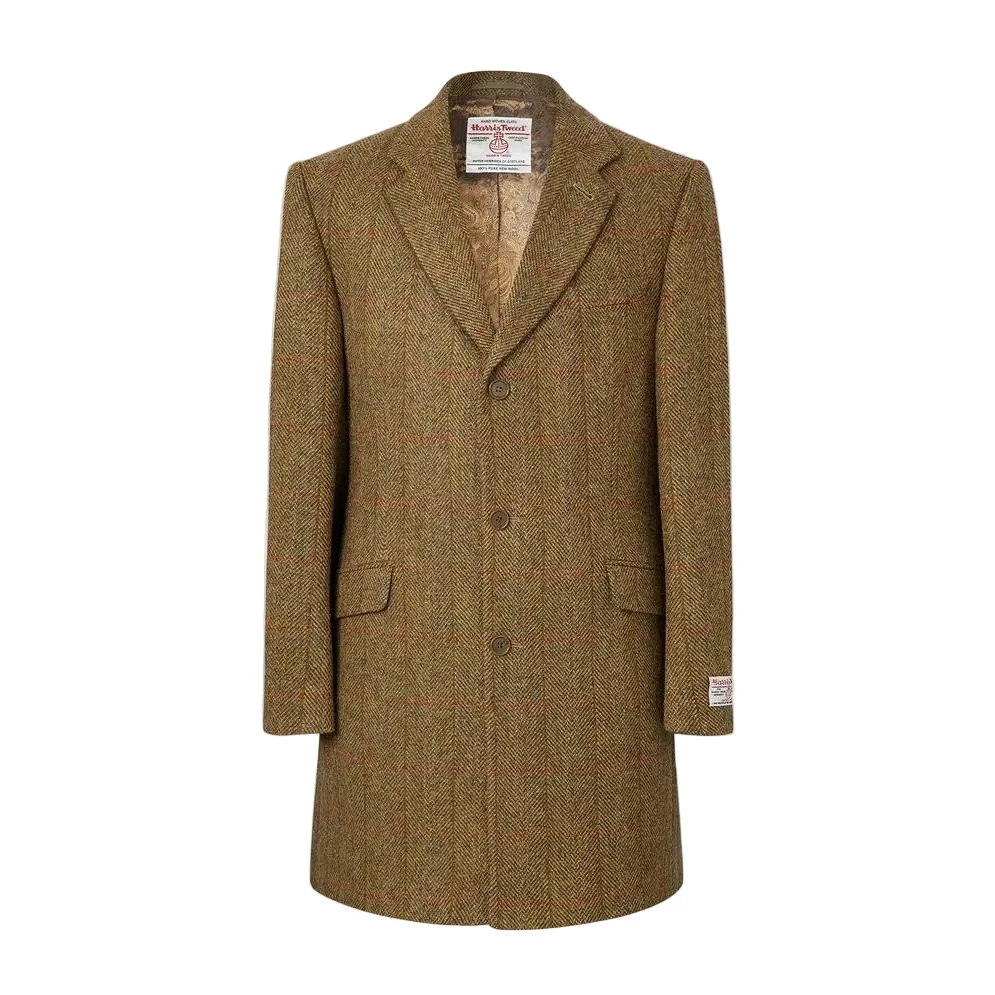 MURDO 3/4 COAT, mustard herringbone - Billede 2
