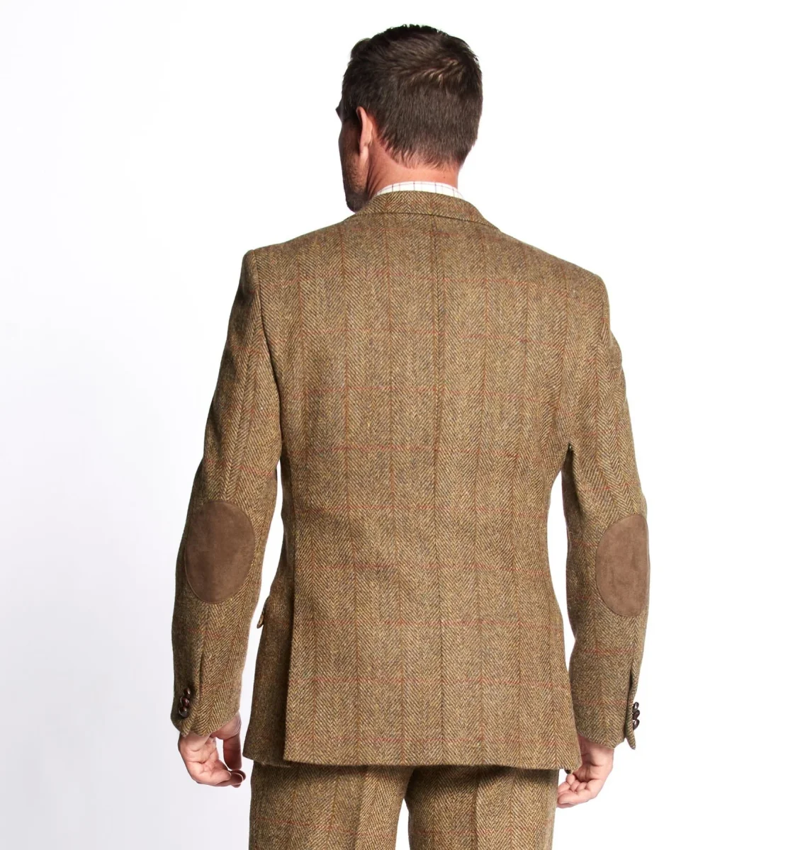 Patrick blazer, mustard herringbone, Harris Tweed - Billede 5