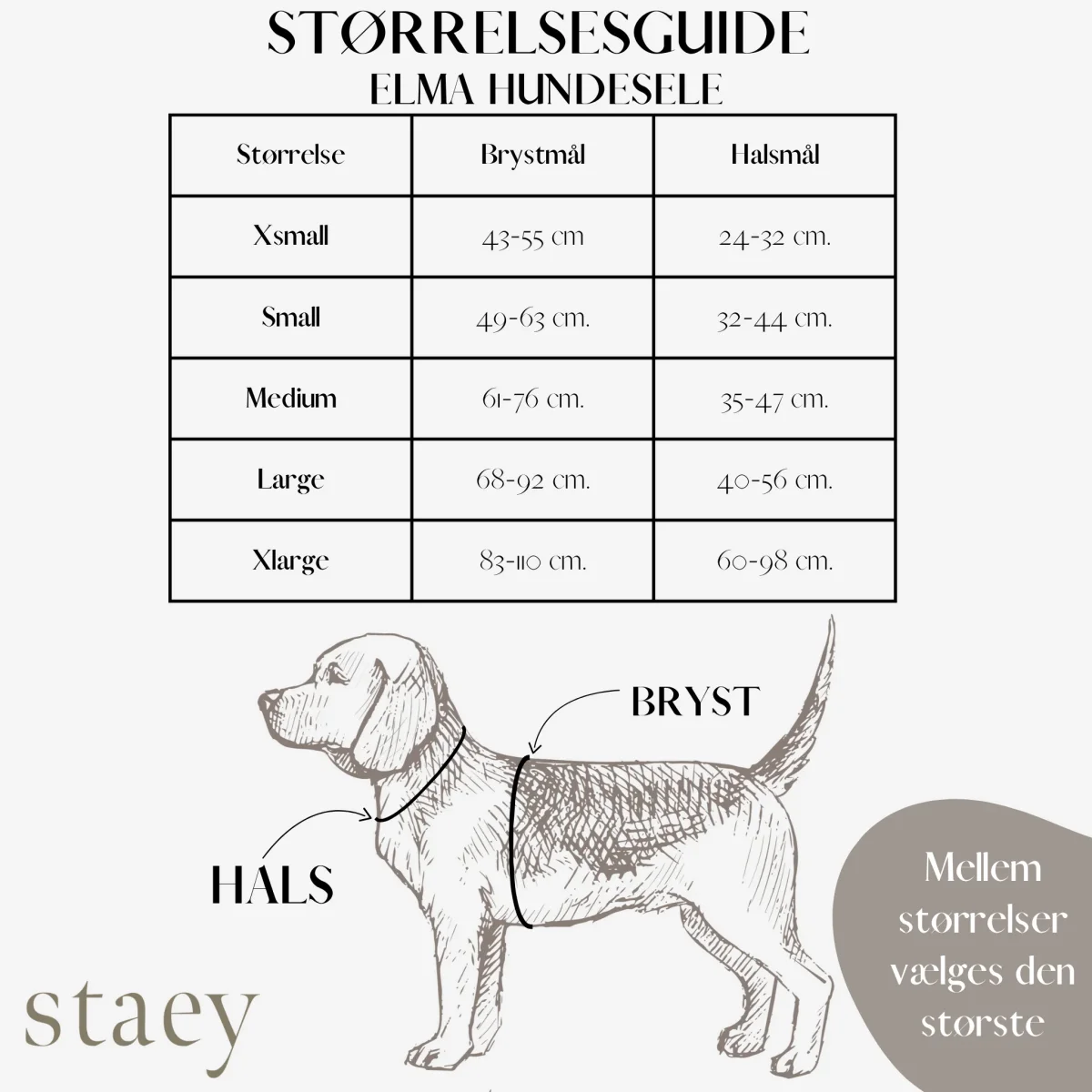 Staey - Elma Hundesele, Light Rose - Billede 6