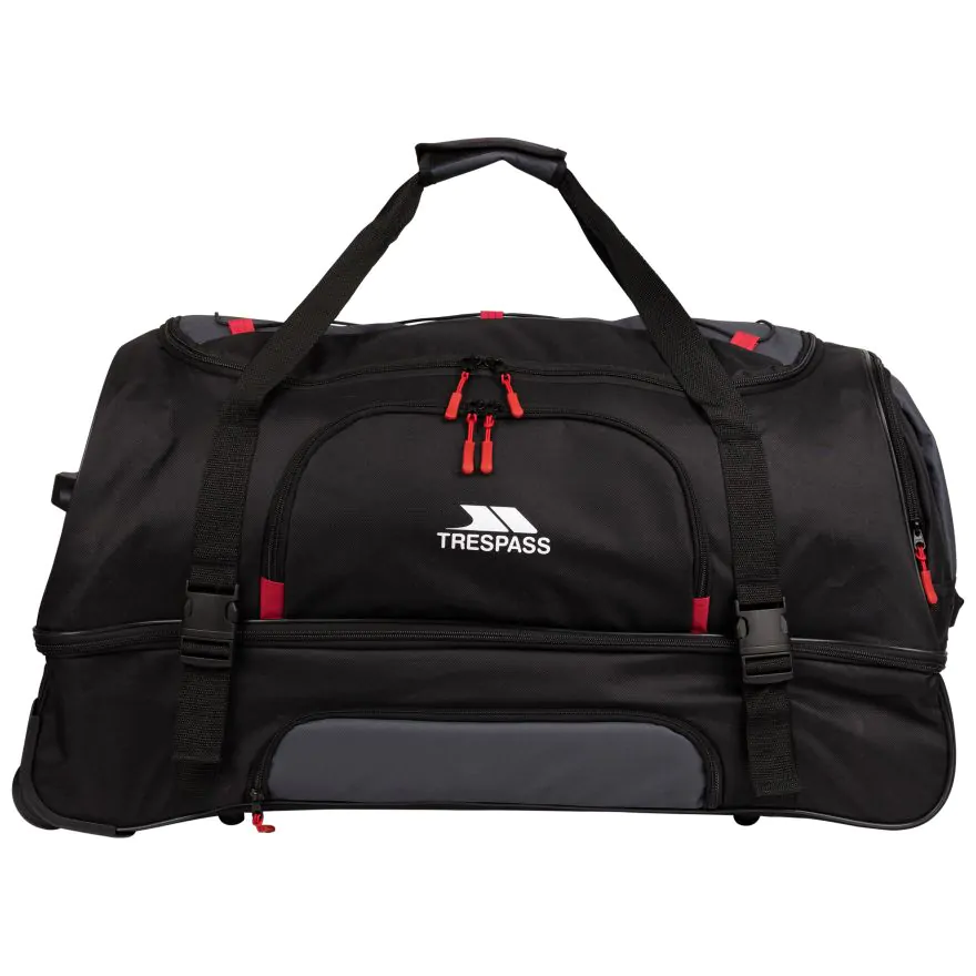 Rejsetaske med hjul Trespass Fero 100L – sort - Billede 2