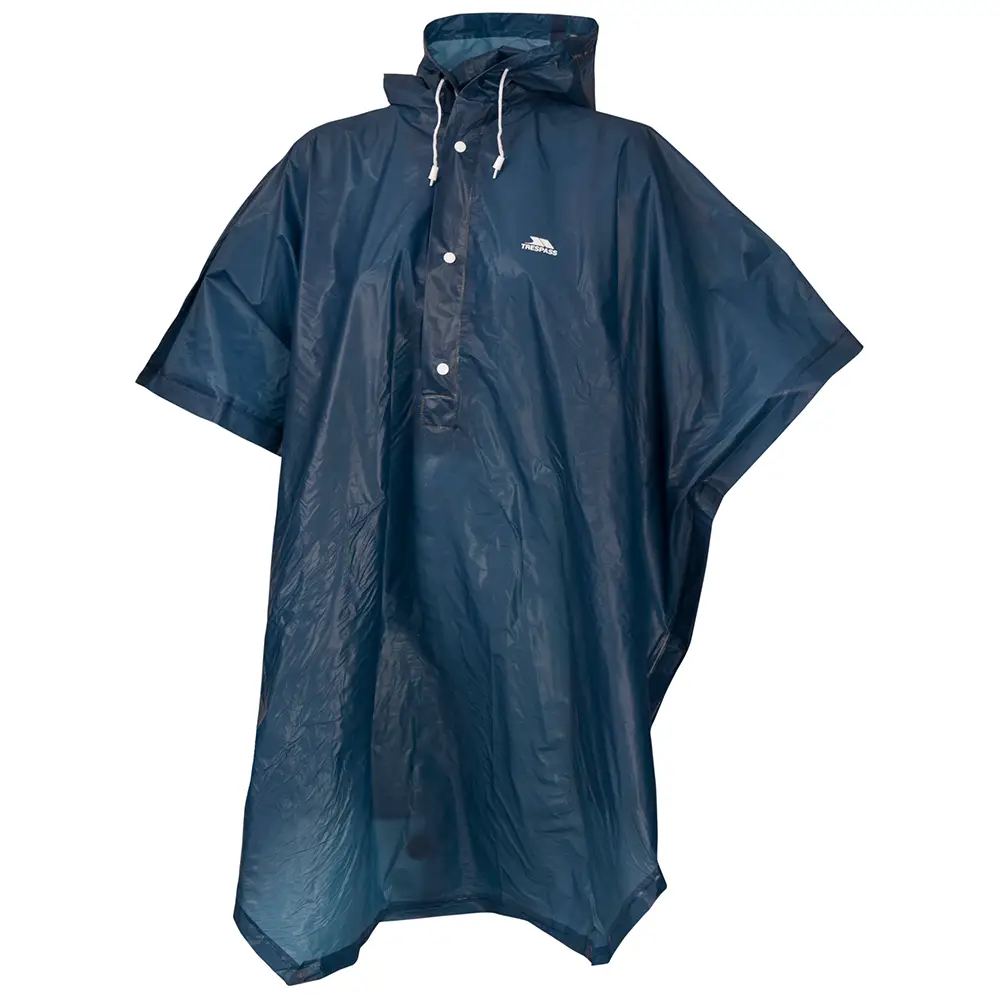 Unisex regnponcho Trespass Canopy – Navy blue - Billede 2
