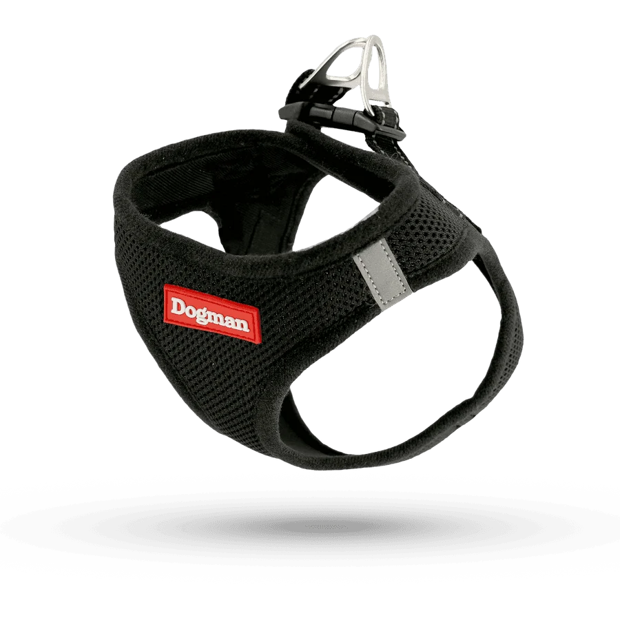 Dogman Air Mesh Step-in Sele, sort - Billede 2