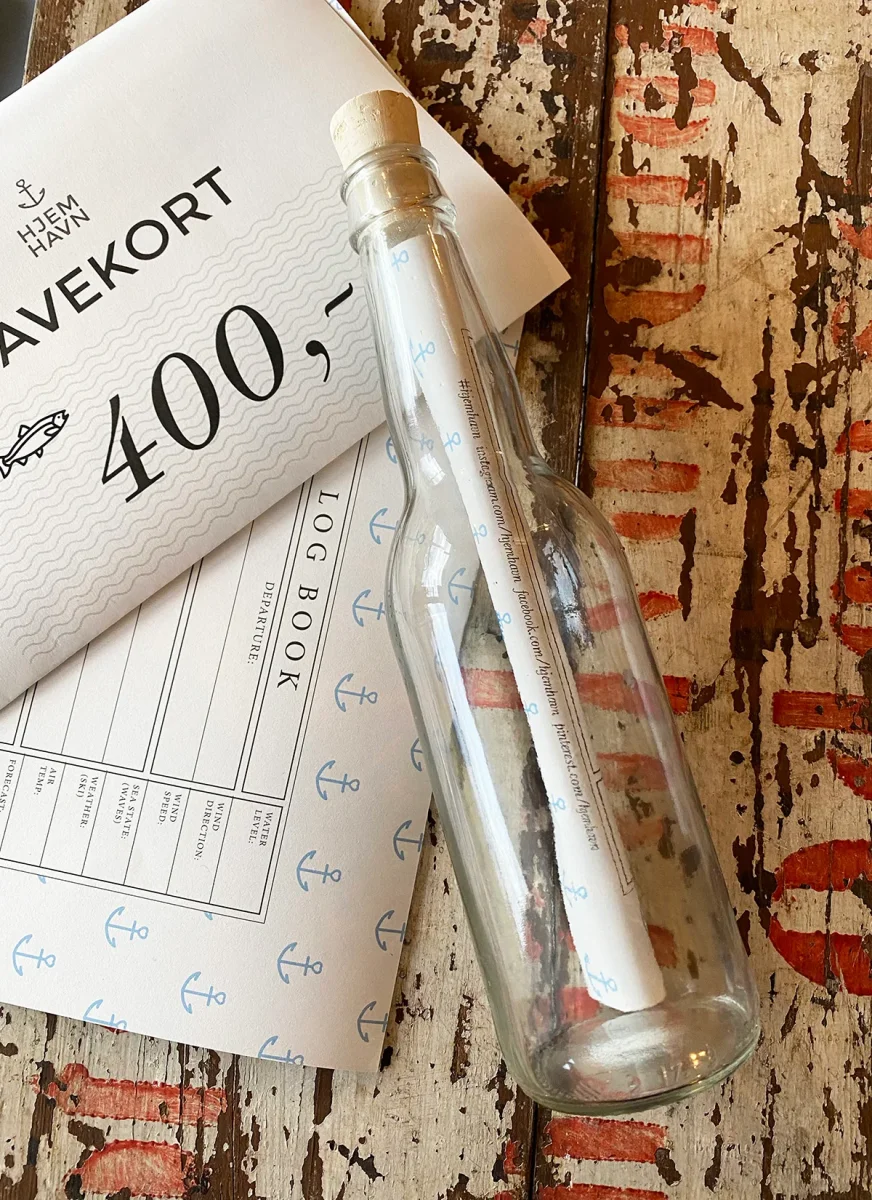 Gavekort "Flaskepost" - Billede 3