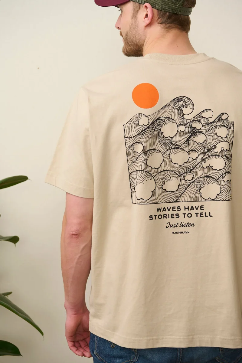 Heavy Weight Tee "Just Listen" - Billede 4