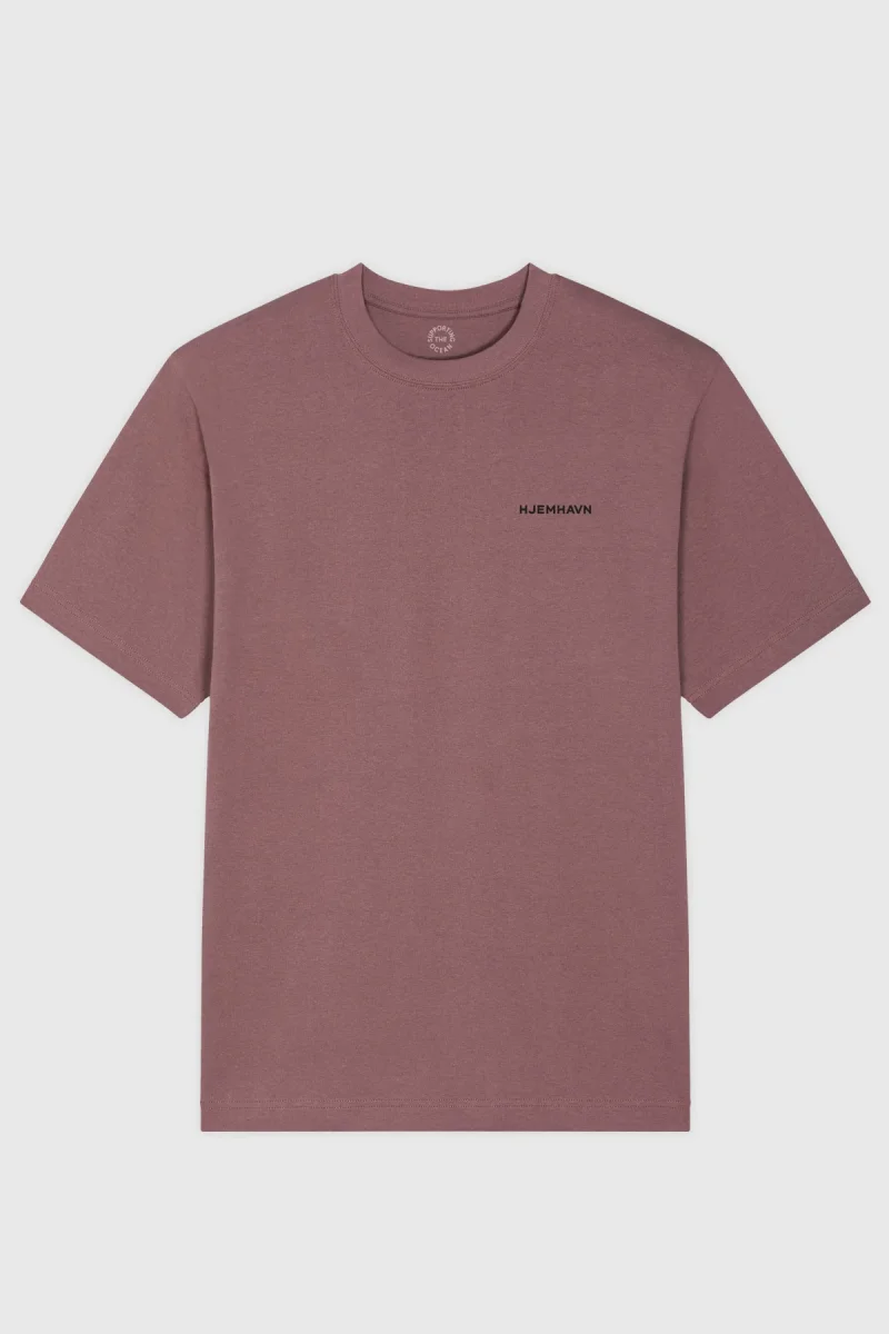 Heavy Weight Tee "Just Listen" - Smokey Mauve - Billede 9
